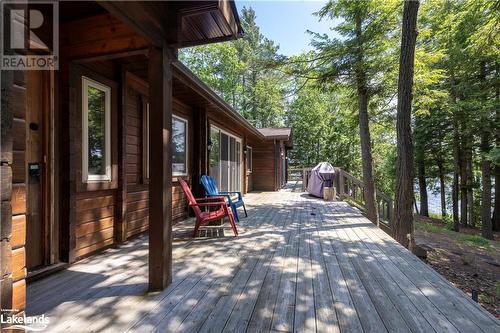 215 Crane Lake Water, The Archipelago, ON - Outdoor With Deck Patio Veranda With Exterior