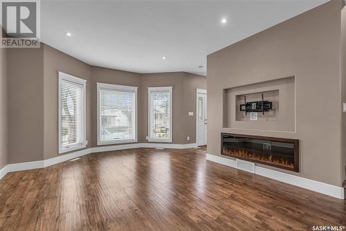 111A 108Th Street W, Saskatoon, SK - Indoor Photo Showing Living Room With Fireplace