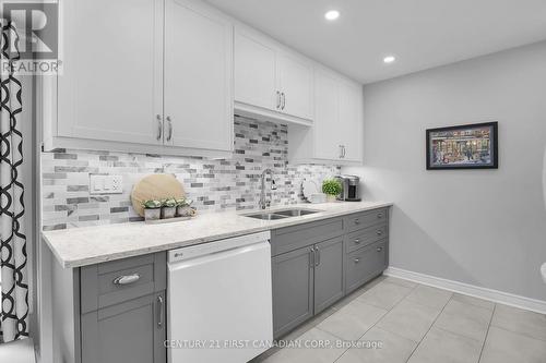 75 - 50 Fiddlers Green Road, London, ON - Indoor Photo Showing Kitchen With Double Sink