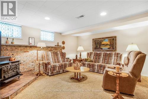 1192 Bay Road, Prescott And Russell, ON - Indoor Photo Showing Living Room With Fireplace