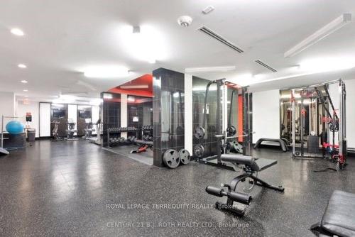 510-1190 Dundas St E, Toronto, ON - Indoor Photo Showing Gym Room