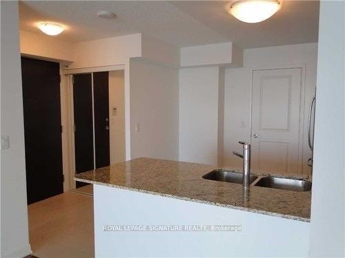 1101-215 Sherway Gardens Rd, Toronto, ON - Indoor Photo Showing Kitchen With Double Sink