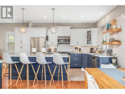 1039 Mt Ida Drive, Vernon, BC - Indoor Photo Showing Kitchen With Upgraded Kitchen