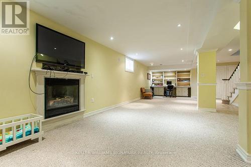 1531 Stancombe Crescent, Mississauga, ON - Indoor With Fireplace