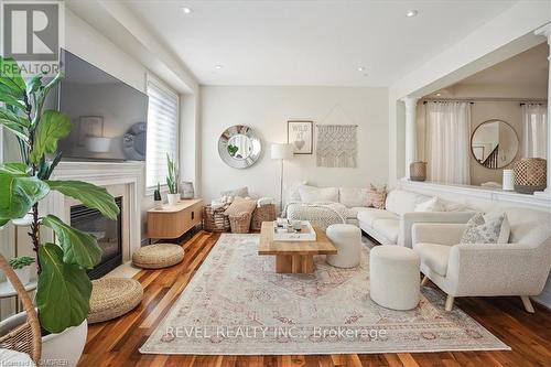 4666 Mcleod Road, Burlington, ON - Indoor Photo Showing Living Room With Fireplace