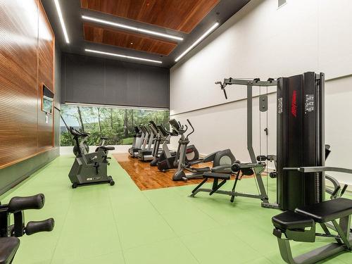 Exercise room - 404-60 Rue Berlioz, Montréal (Verdun/Île-Des-Soeurs), QC - Indoor Photo Showing Gym Room