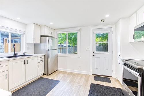 12 Napier Street, St. Catharines, ON - Indoor Photo Showing Kitchen With Double Sink