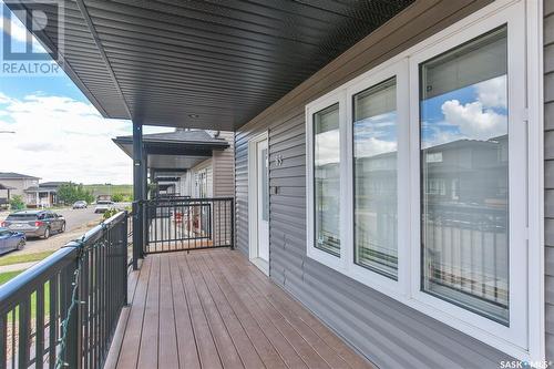 63 Brigham Road, Moose Jaw, SK - Outdoor With Deck Patio Veranda With Exterior