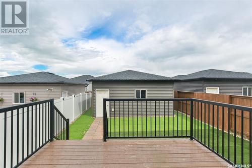 63 Brigham Road, Moose Jaw, SK - Outdoor With Deck Patio Veranda With Exterior