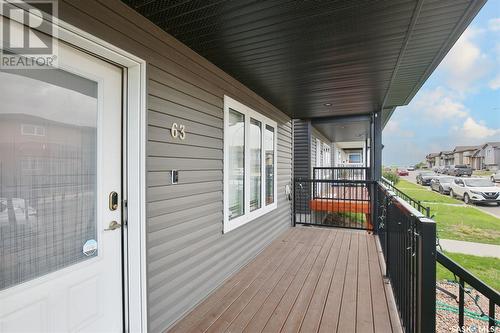 63 Brigham Road, Moose Jaw, SK - Outdoor With Deck Patio Veranda With Exterior