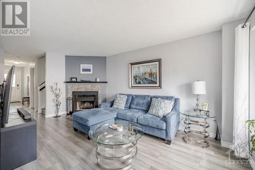 513 Sidney Drive, Ottawa, ON - Indoor Photo Showing Living Room With Fireplace