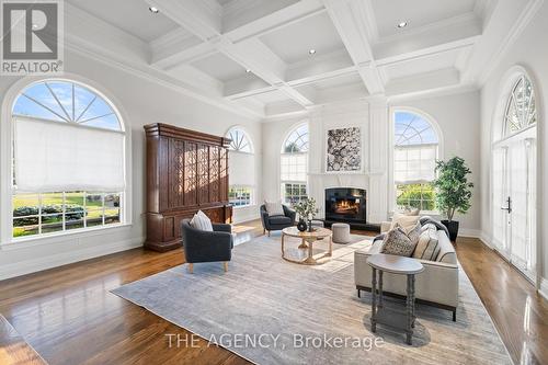 11863 Niagara River Parkway, Niagara Falls, ON - Indoor Photo Showing Living Room With Fireplace