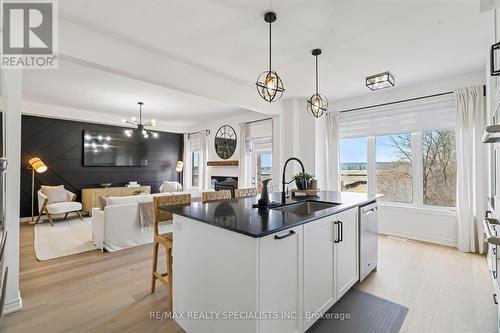 465 Thornborrow Court, Milton, ON - Indoor Photo Showing Kitchen With Upgraded Kitchen