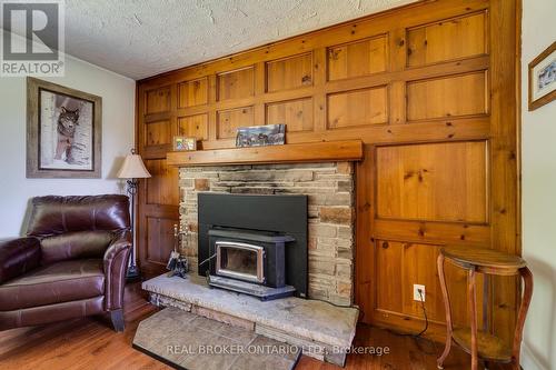 7718 22 Sideroad, Halton Hills, ON - Indoor Photo Showing Living Room With Fireplace