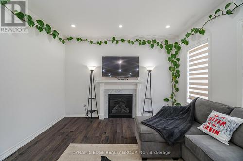 27 Elderbridge Road, Brampton, ON - Indoor Photo Showing Living Room With Fireplace