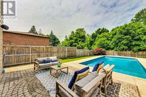 3237 Chokecherry Crescent, Mississauga, ON - Outdoor With In Ground Pool With Deck Patio Veranda With Backyard
