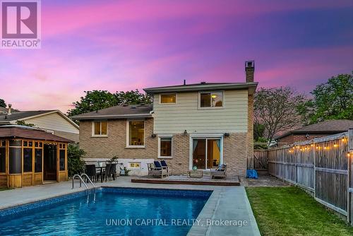 3237 Chokecherry Crescent, Mississauga, ON - Outdoor With In Ground Pool With Exterior