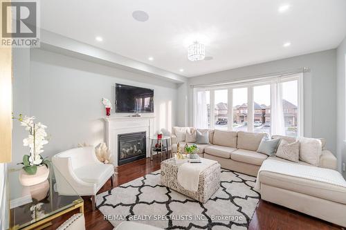 16 Torraville Street, Brampton, ON - Indoor Photo Showing Living Room With Fireplace