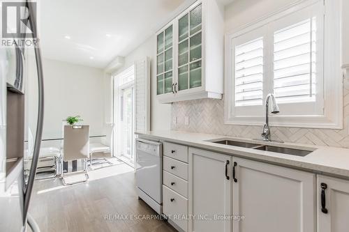 109 Peachwood Crescent, Hamilton, ON - Indoor Photo Showing Kitchen With Double Sink With Upgraded Kitchen