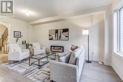 115 Armilia Place, Whitby, ON - Indoor Photo Showing Living Room With Fireplace