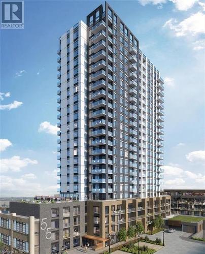 55 Duke Street W Unit# 1204, Kitchener, ON - Outdoor With Facade