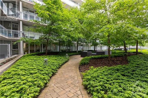 Courtyard. - 354 Gladstone Avenue Unit#415, Ottawa, ON - Outdoor With Balcony