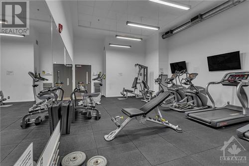 Fitness Room. - 354 Gladstone Avenue Unit#415, Ottawa, ON - Indoor Photo Showing Gym Room