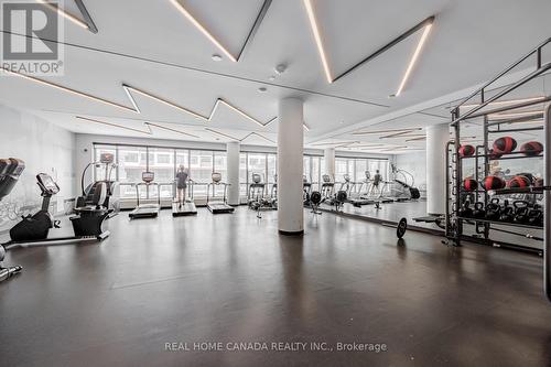 2105 - 225 Sumach Street, Toronto, ON - Indoor Photo Showing Gym Room