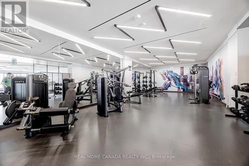 2105 - 225 Sumach Street, Toronto, ON - Indoor Photo Showing Gym Room