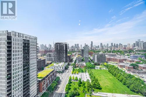 2105 - 225 Sumach Street, Toronto (Regent Park), ON - Outdoor With View