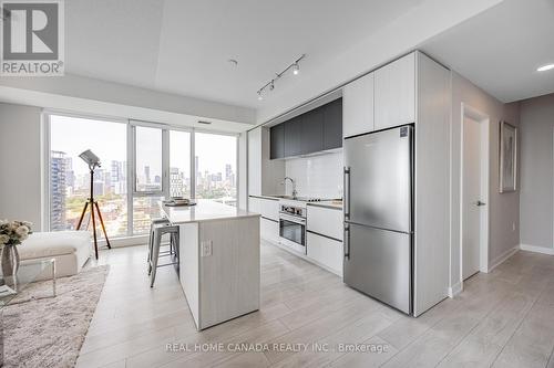 2105 - 225 Sumach Street, Toronto (Regent Park), ON - Indoor Photo Showing Kitchen