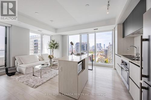 2105 - 225 Sumach Street, Toronto, ON - Indoor Photo Showing Kitchen With Upgraded Kitchen