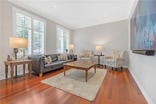 16 Gristmill Place, Hamilton, ON - Indoor Photo Showing Living Room With Fireplace