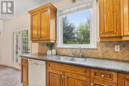 413 Falconridge Drive, Kitchener, ON - Indoor Photo Showing Kitchen With Double Sink