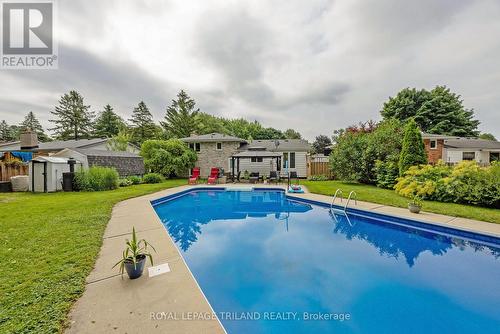 794 Grenfell Drive, London, ON - Outdoor With In Ground Pool With Backyard