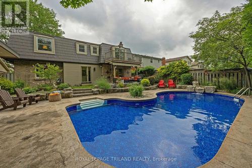 55 Blackthorne Crescent, London, ON - Outdoor With In Ground Pool With Deck Patio Veranda With Backyard