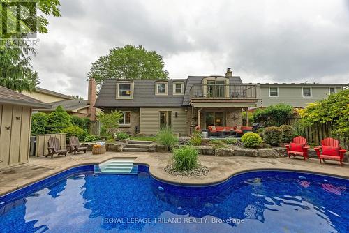 55 Blackthorne Crescent, London, ON - Outdoor With In Ground Pool With Deck Patio Veranda