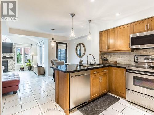 14 Standish Street, Halton Hills, ON - Indoor Photo Showing Kitchen With Double Sink