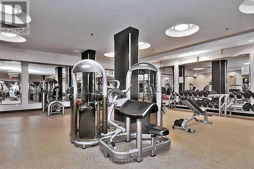 3306 - 50 Absolute Avenue, Mississauga, ON - Indoor Photo Showing Gym Room