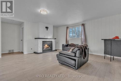 2206 Stevensville Road, Fort Erie, ON - Indoor Photo Showing Living Room With Fireplace