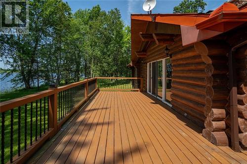 121 B Du Lac Avenue, Lavigne, ON - Outdoor With Deck Patio Veranda With Exterior