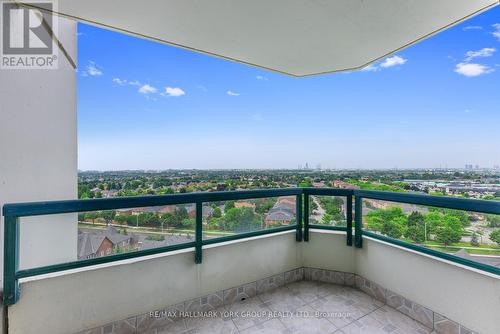1404 - 110 Promenade Circle, Vaughan, ON - Outdoor With Balcony With View With Exterior