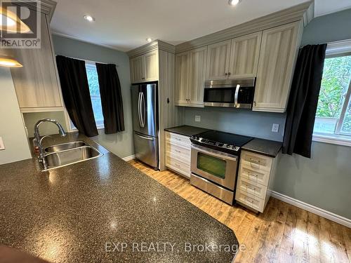 132 Elaine Drive, Orangeville, ON - Indoor Photo Showing Kitchen With Double Sink