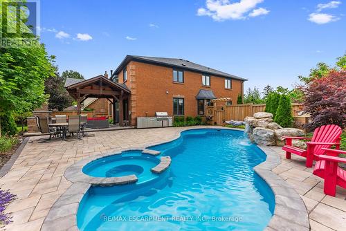 1275 White Lane, Oakville, ON - Outdoor With In Ground Pool With Deck Patio Veranda With Backyard With Exterior