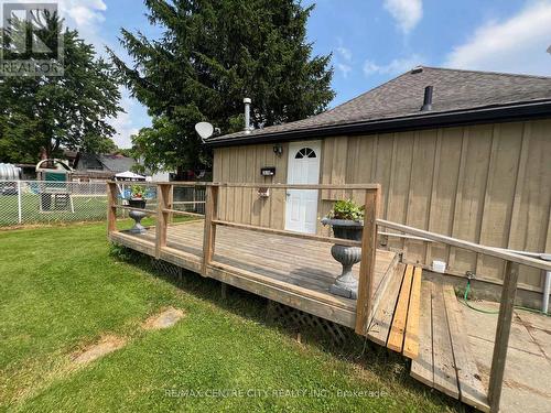 DECK/ENTRANCE TO IN-LAW SUITE - 3670 Concession Drive, Southwest Middlesex, ON - Outdoor With Deck Patio Veranda