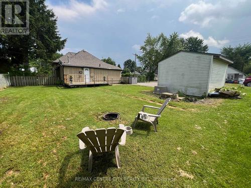 REAR YARD - FIRE-PIT/SHED - 3670 Concession Drive, Southwest Middlesex, ON - Outdoor