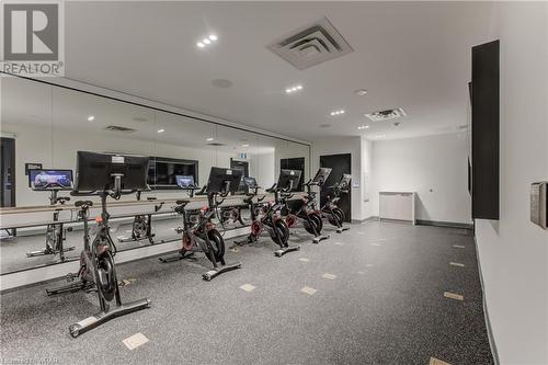 15 Wellington Street S Unit# 1903, Kitchener, ON - Indoor Photo Showing Gym Room