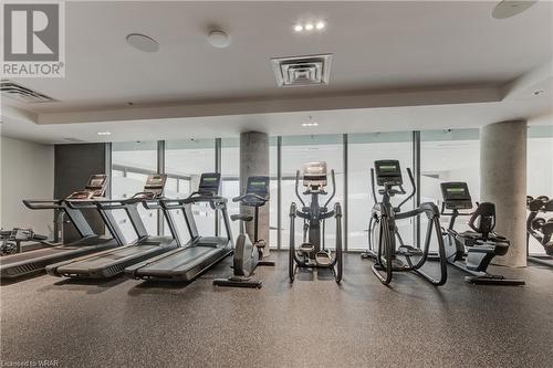 15 Wellington Street S Unit# 1903, Kitchener, ON - Indoor Photo Showing Gym Room