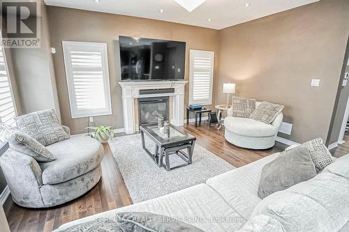 65 Lola Crescent, Brampton, ON - Indoor Photo Showing Living Room With Fireplace