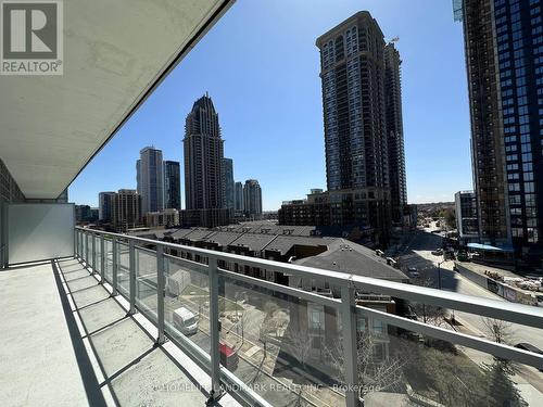 607 - 360 Square One Drive, Mississauga, ON - Outdoor With Balcony